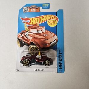 Hot Wheels Steer Clear‎ Red and Gold